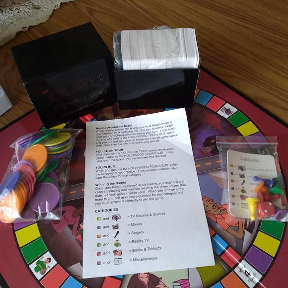 GUILTY PLEASURES POP CULTURE TRIVIA BOARD GAME - TV MOVIES MUSIC BOOKS TABLOIDS - Picture 5 of 16